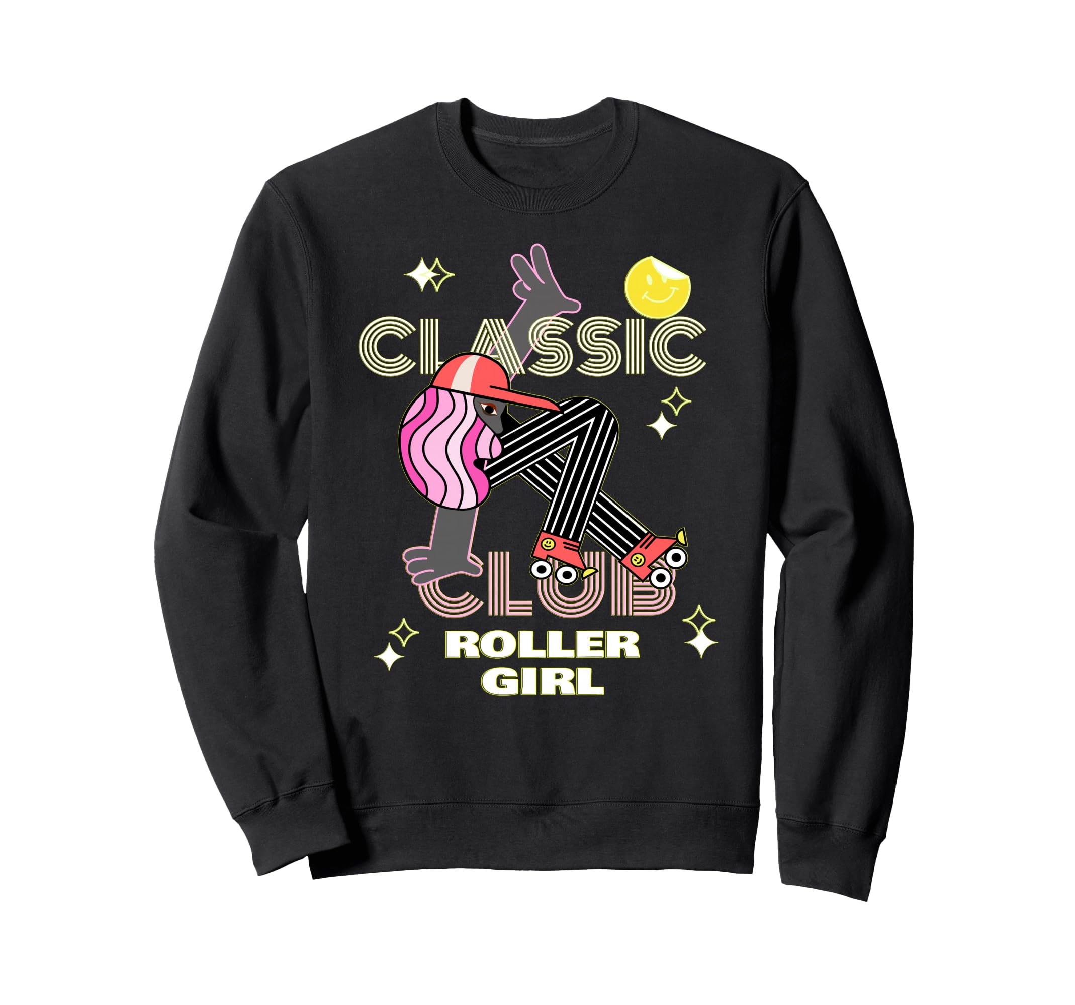 Funny Roller Skates 80S Aesthetic Sweatshirt - Streetwear Style Men Women - T-Shirt, Sweatshirt, Hoodie