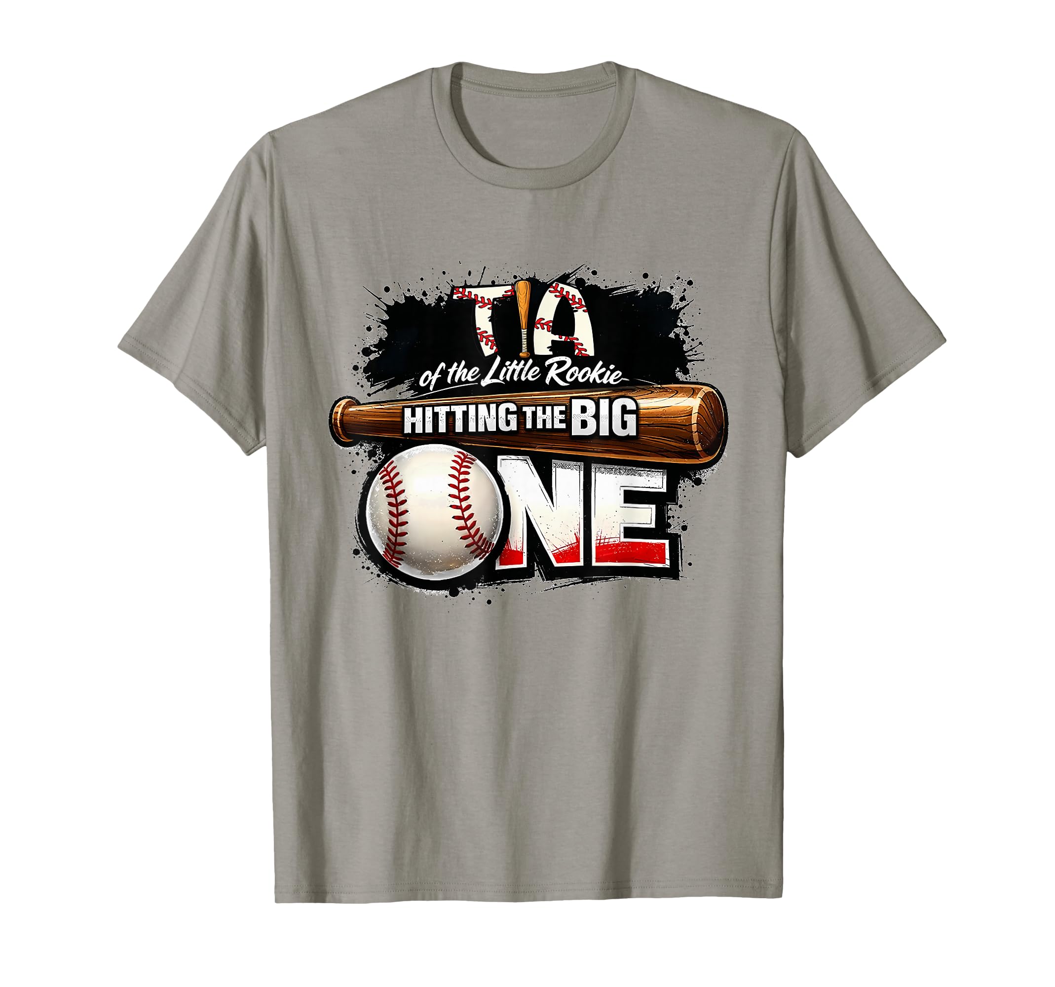 Aunt Tia Lil Rookie Baseball 1St Birthday T-Shirt - Custom Art Print Unisex - T-Shirt, Sweatshirt, Hoodie