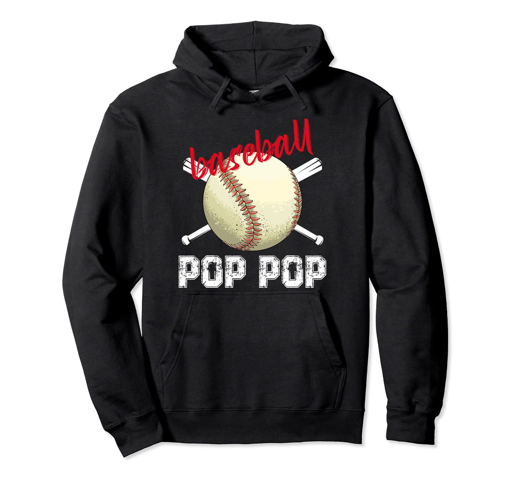 Proud Baseball Pop Pop Baseball Hoodie - Custom Art Print Men Women - T-Shirt, Sweatshirt, Hoodie