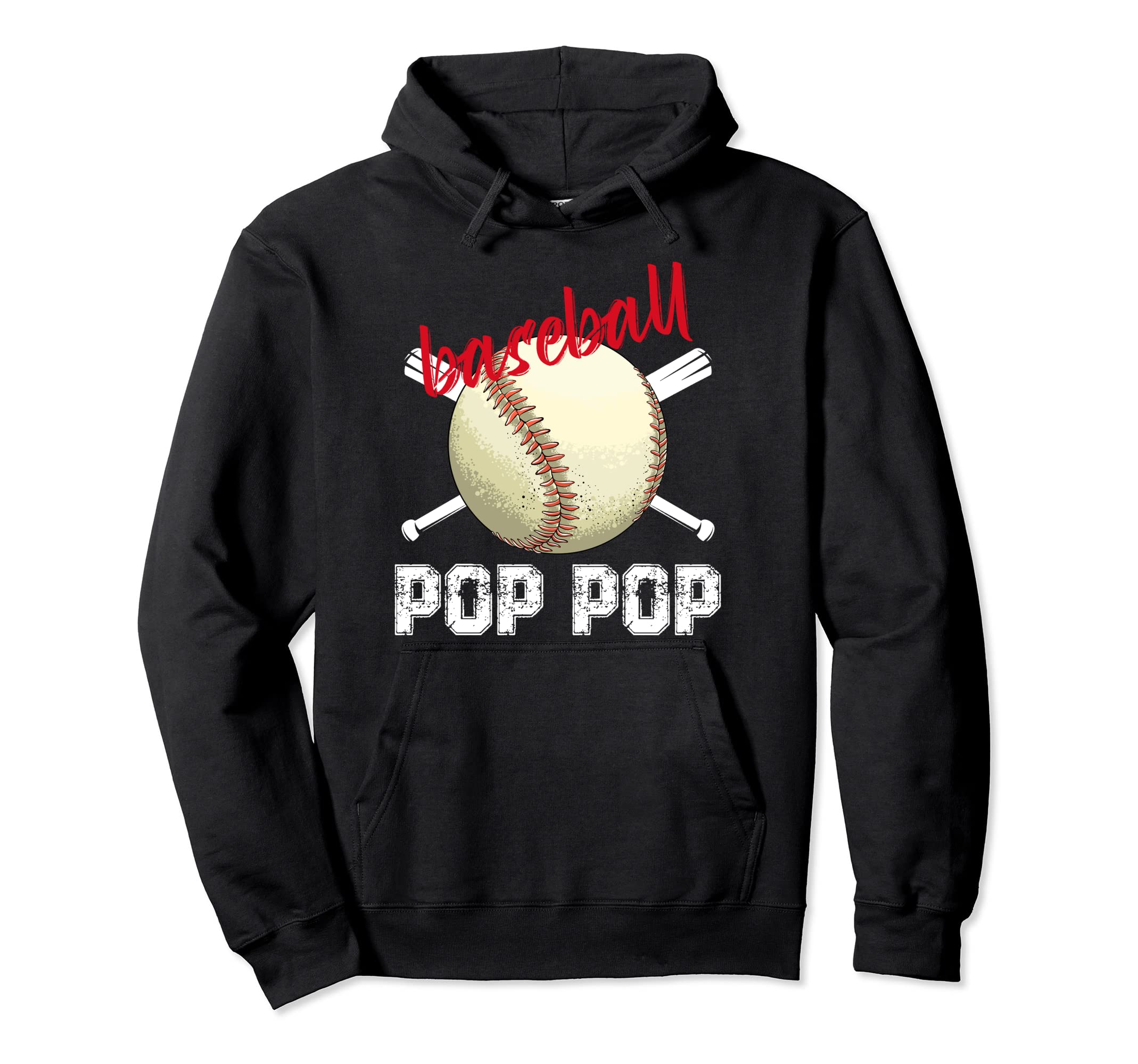 Proud Baseball Pop Pop Baseball Hoodie - Custom Art Print Men Women - T-Shirt, Sweatshirt, Hoodie