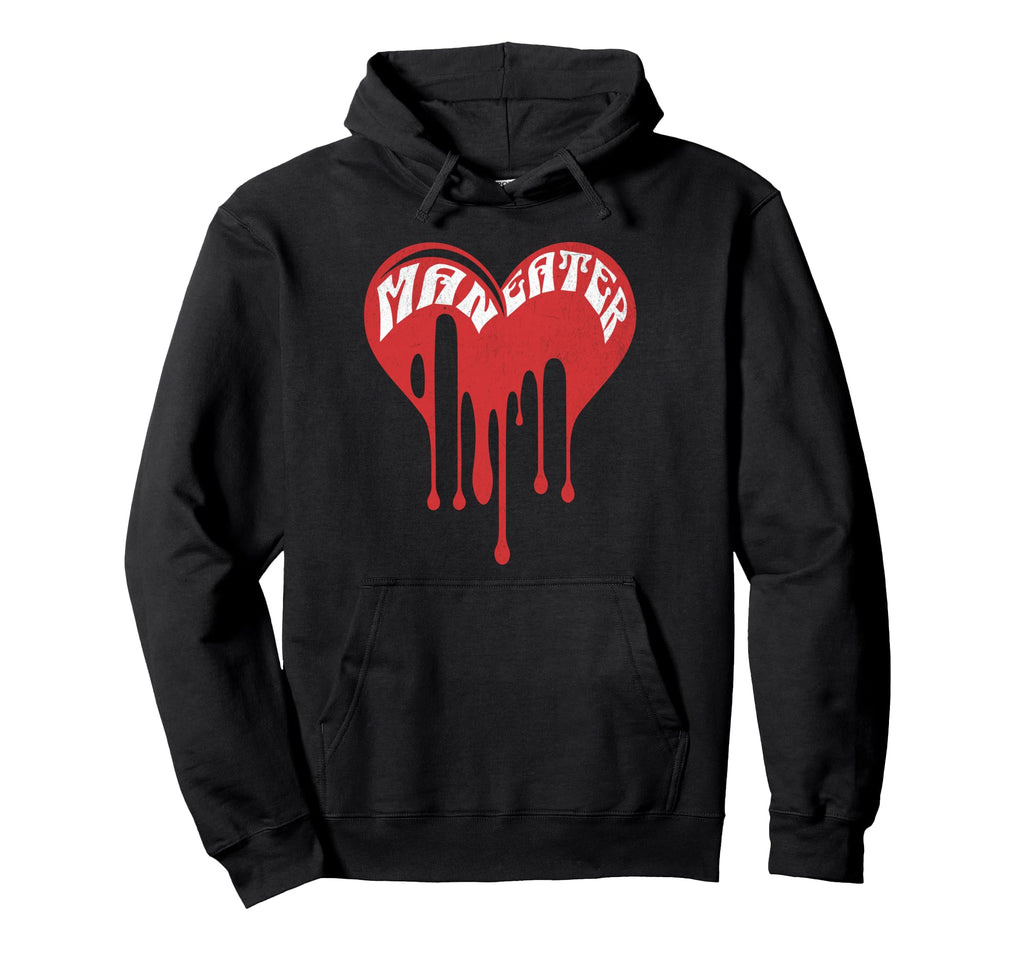 Maneater Broken Heart Y2K Aesthetic Hoodie - Aesthetic Graphic for Adults - T-Shirt, Sweatshirt, Hoodie