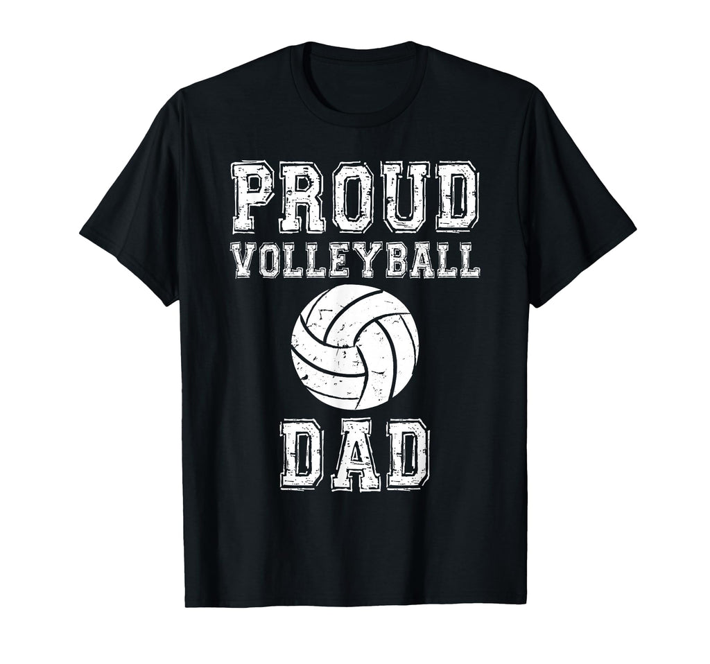 Proud Volleyball Dad Game Day Sports T-Shirt - Custom Art Print for Adults - T-Shirt, Sweatshirt, Hoodie