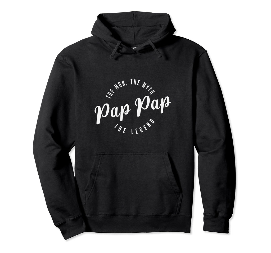 Pap Pap Myth Legend Distressed Hoodie - Casual Everyday Wear Men Women - T-Shirt, Sweatshirt, Hoodie