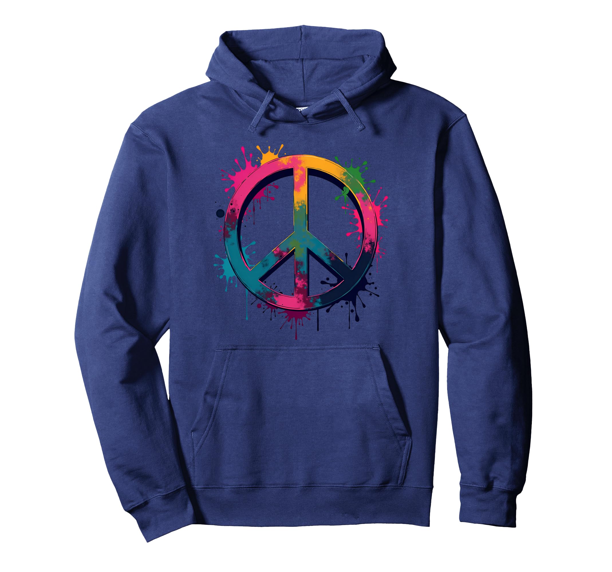 60S 70S Flower Power Groovy Love Peace Hoodie - Minimalist Print Men Women - T-Shirt, Sweatshirt, Hoodie
