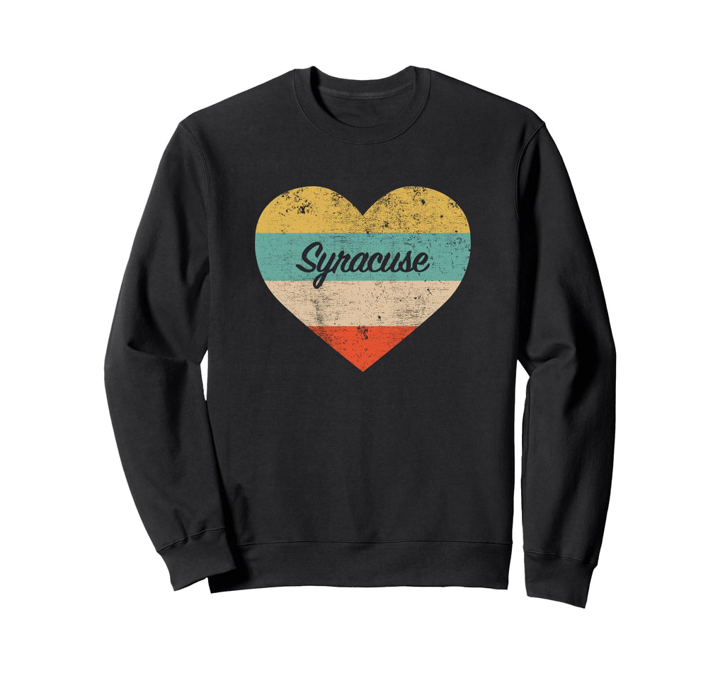 I Love Syracuse New York Distressed Sweatshirt - Unique Graphic for Adults - T-Shirt, Sweatshirt, Hoodie