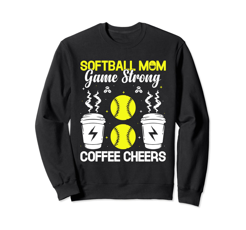 Softball Baseball Mom Player Sweatshirt - Custom Art Print Men Women - T-Shirt, Sweatshirt, Hoodie