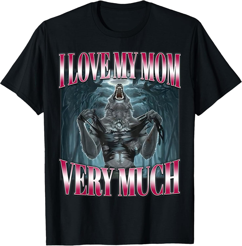 Funny Internet Meme For Men Women Kids Alpha Wolf - Adult & Kids T-Shirts, Sweatshirts & Hoodies apparel design preview 1