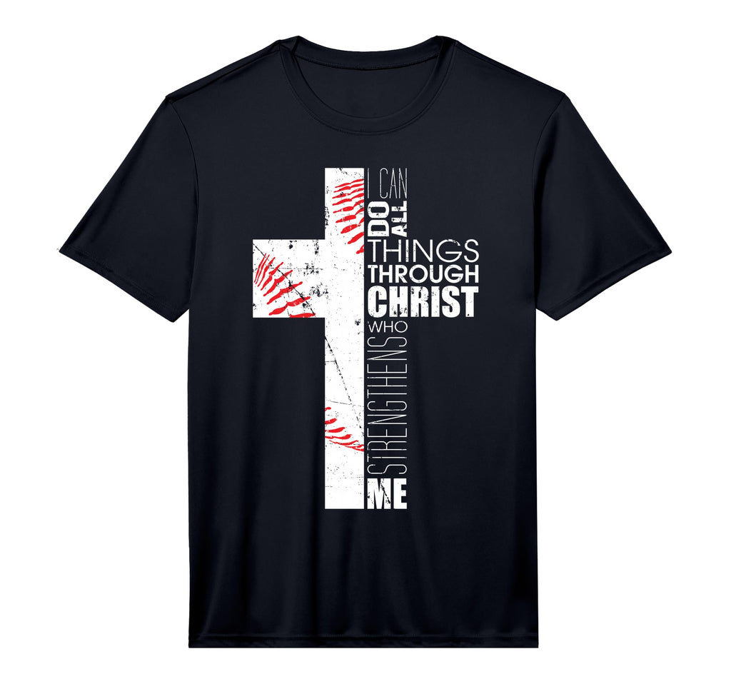 Baseball Christian Cross Gifts T-Shirt - Novelty Apparel Men Women - T-Shirt, Sweatshirt, Hoodie