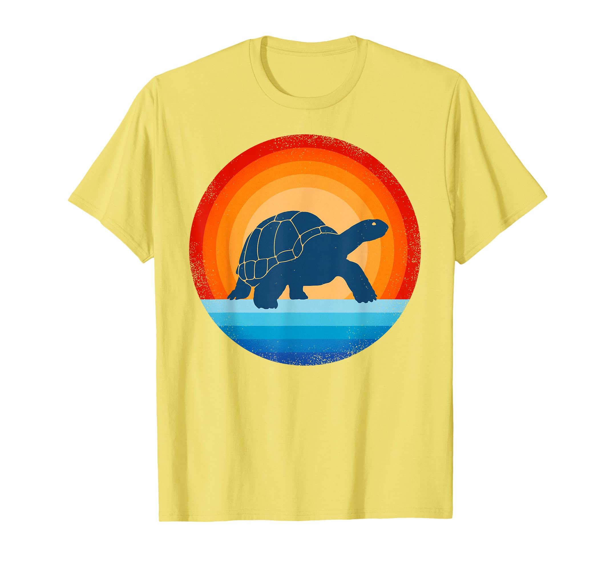 Tortoise 60 70S Sunset Turtle Reptile T-Shirt - Trendy Graphic for Adults - T-Shirt, Sweatshirt, Hoodie