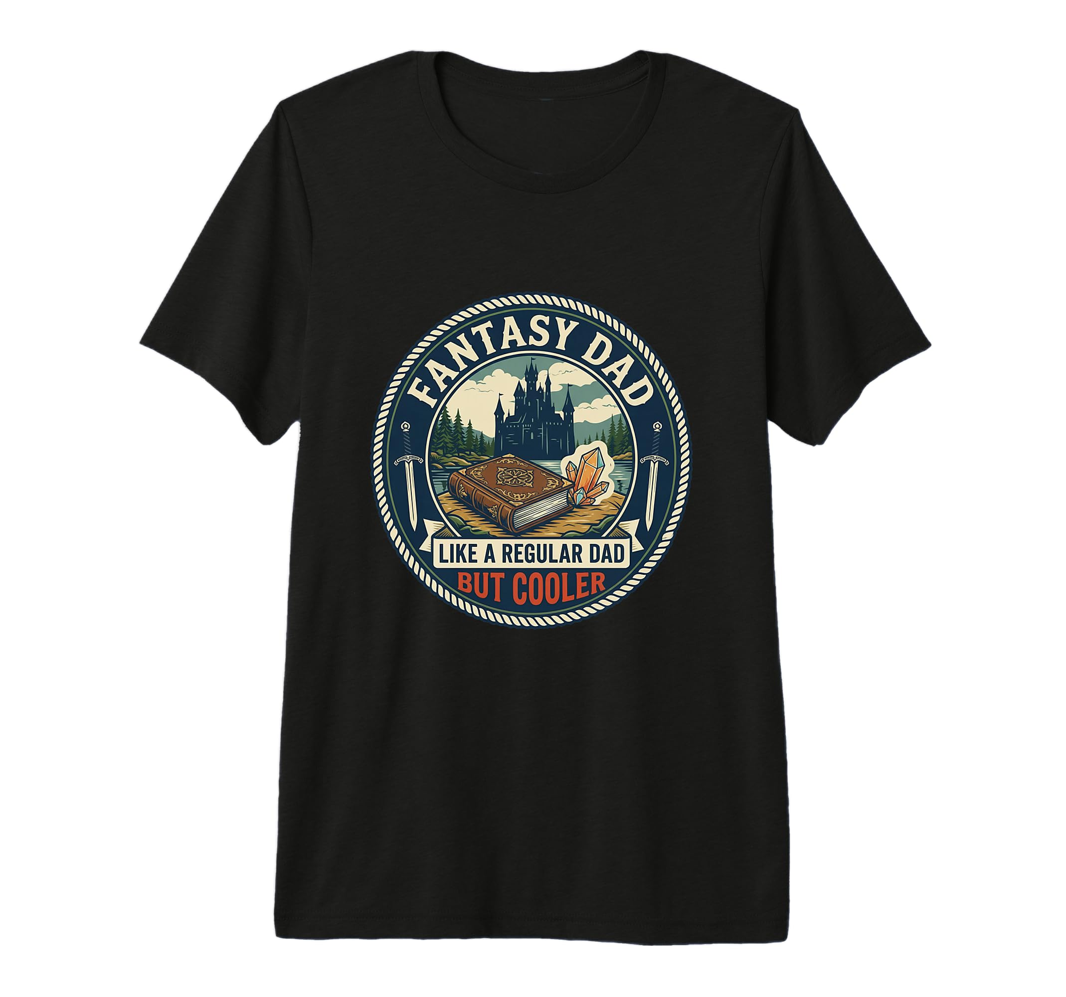 Mens Funny Fantasy Dad Gamer Rpg Story T-Shirt - Unique Graphic for Adults - T-Shirt, Sweatshirt, Hoodie