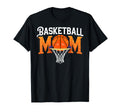 Leopard Basketball Mom Game Day Hoop Net T-Shirt - Unique Graphic Unisex - T-Shirt, Sweatshirt, Hoodie