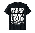 Baseball Mom And Funny Mom Life T-Shirt - Casual Everyday Wear Men Women - T-Shirt, Sweatshirt, Hoodie