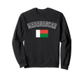 Madagascar Flag Distressed Heritage Sweatshirt - Unique Graphic Unisex - T-Shirt, Sweatshirt, Hoodie