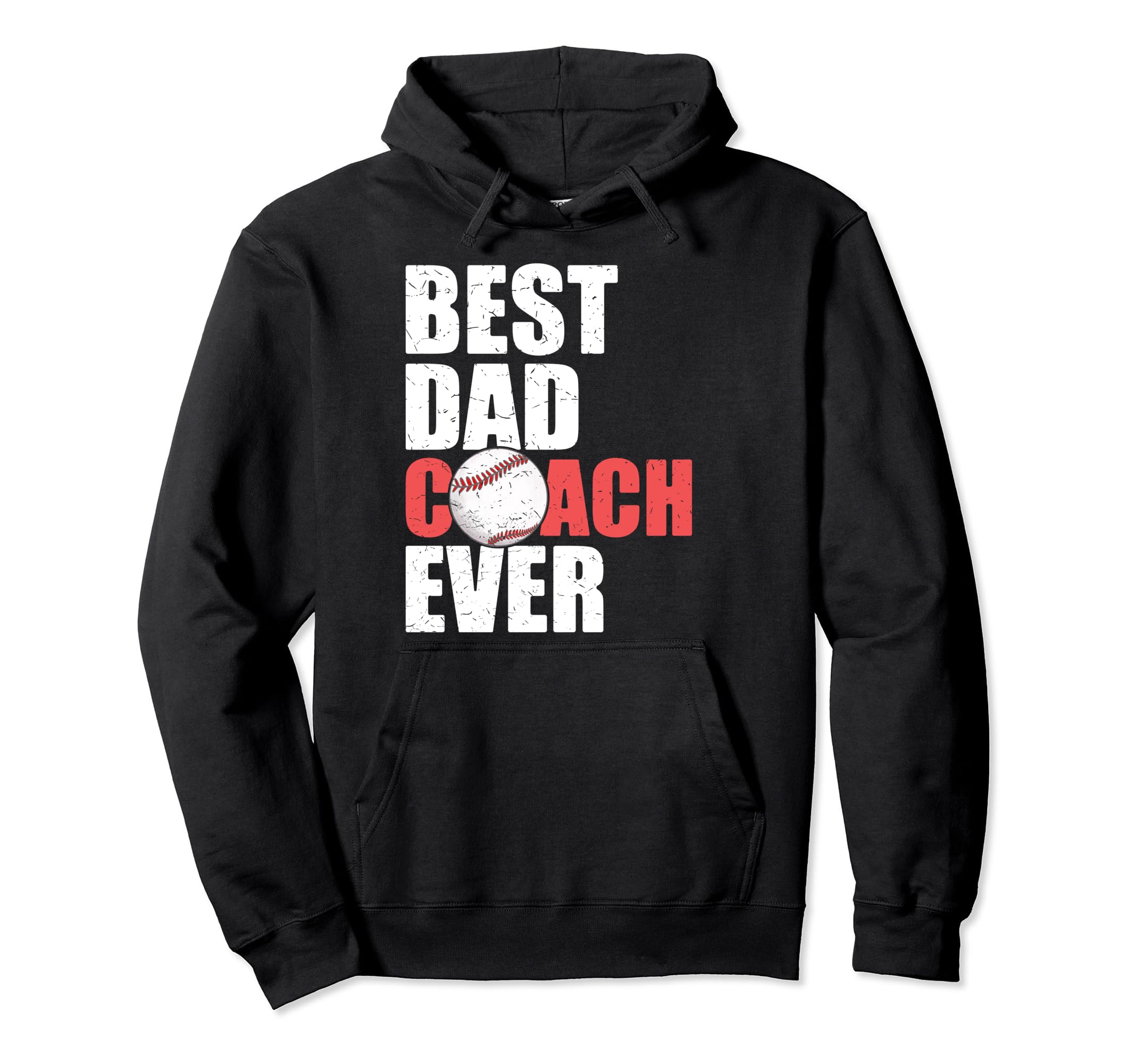 Best Dad Coach Ever Father Daddy Papa Hoodie - Trendy Graphic Men Women - T-Shirt, Sweatshirt, Hoodie