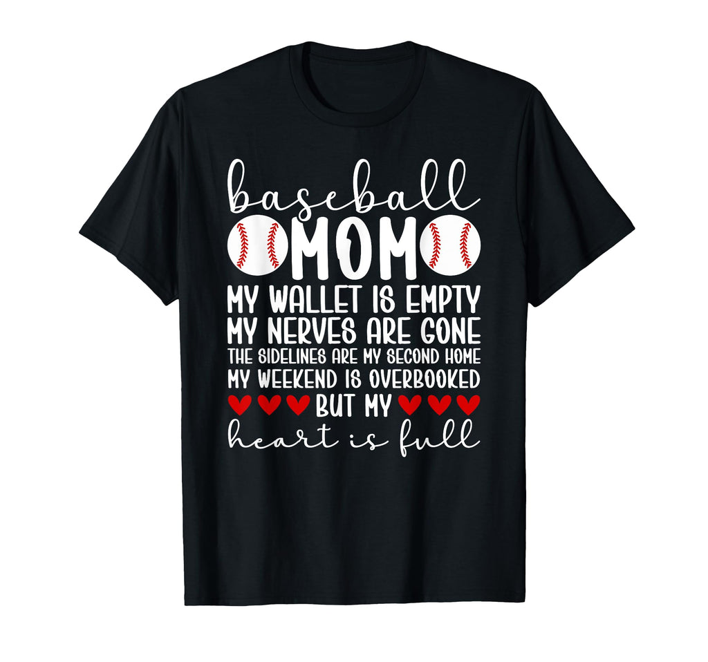 Proud Baseball Mom Baseball Player Mom T-Shirt - Unique Graphic Men Women - T-Shirt, Sweatshirt, Hoodie