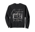 Capture Moment Photography Camera Camera Sweatshirt - Graphic Print Unisex - T-Shirt, Sweatshirt, Hoodie