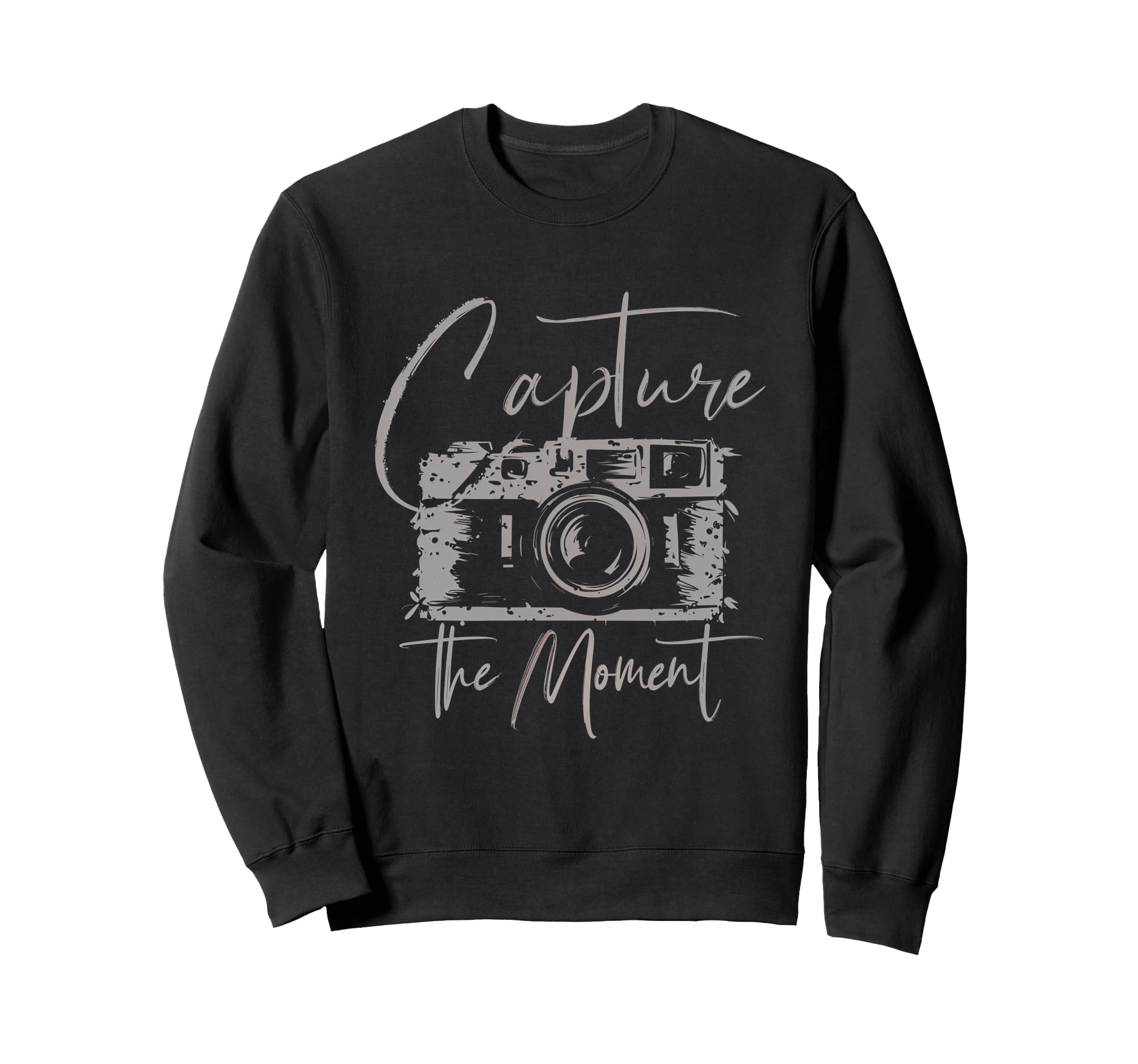 Capture Moment Photography Camera Camera Sweatshirt - Graphic Print Unisex - T-Shirt, Sweatshirt, Hoodie