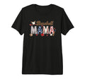 Fun Baseball Mama Sport Fans Tri T-Shirt - Aesthetic Graphic for Adults - T-Shirt, Sweatshirt, Hoodie