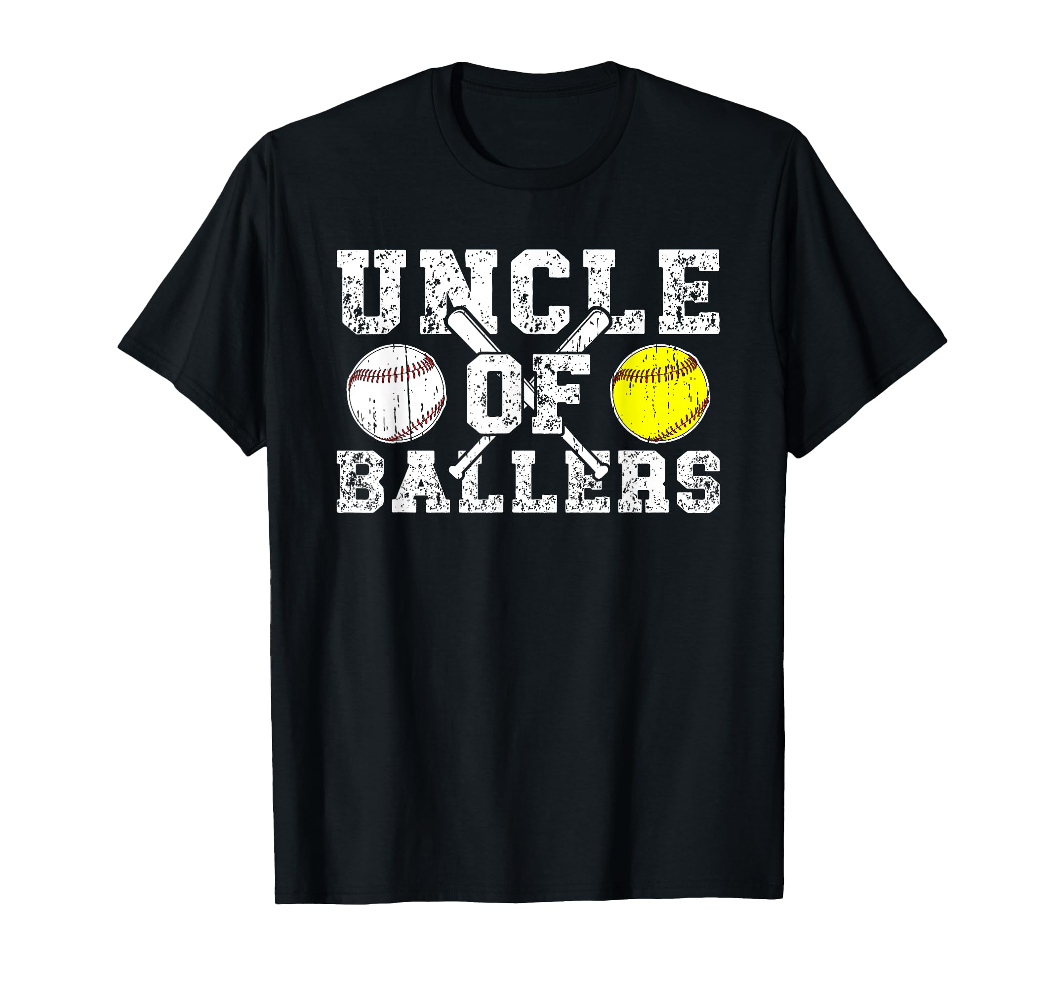 Uncle Ballers Softball Baseball Uncle T-Shirt - Trendy Graphic Men Women - T-Shirt, Sweatshirt, Hoodie