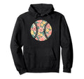 Floral Flower Baseball Player Mom Hoodie - Custom Art Print for Adults - T-Shirt, Sweatshirt, Hoodie