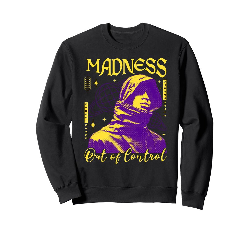 Y2K Madness Bold Urban Sweatshirt - Casual Everyday Wear Men Women - T-Shirt, Sweatshirt, Hoodie