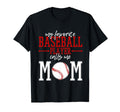 Baseball Player Mom Mama Mothers Day T-Shirt - Minimalist Print Men Women - T-Shirt, Sweatshirt, Hoodie