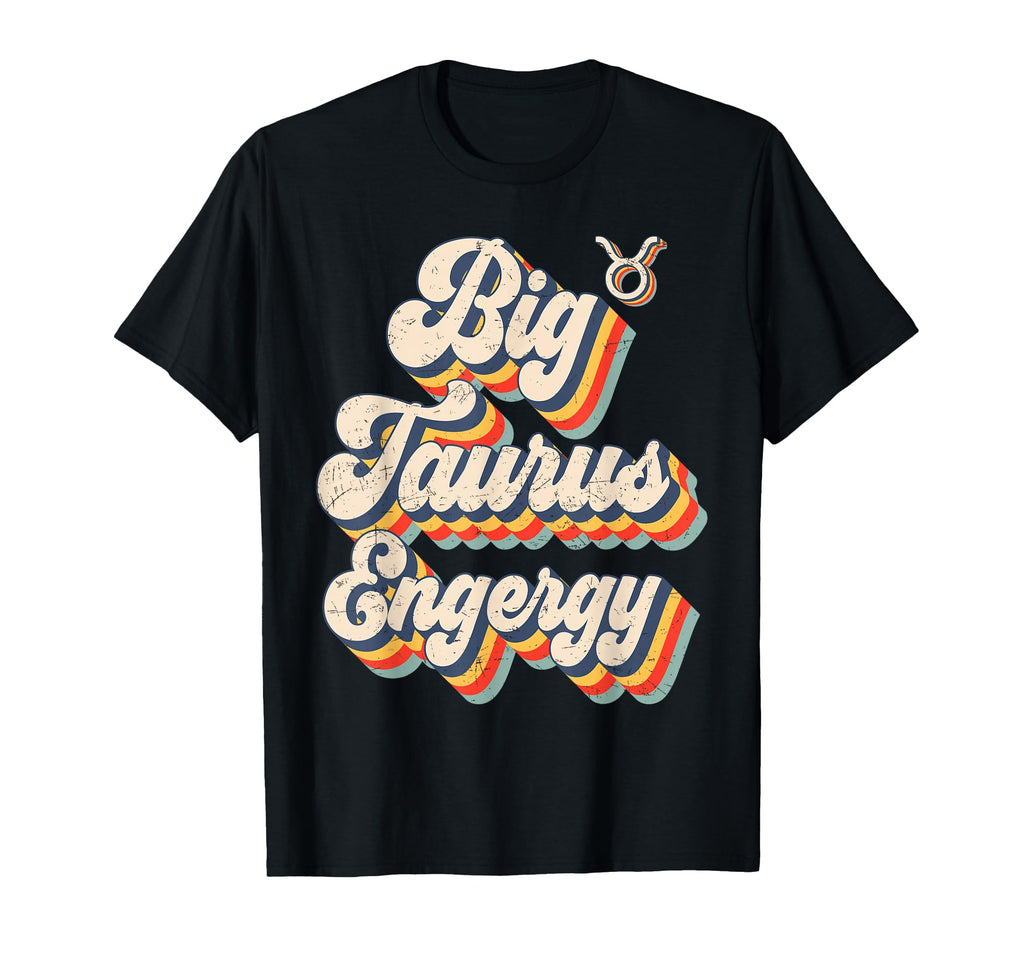 Big Taurus Energy Sunset Zodiac Sign T-Shirt - Minimalist Print Unisex - T-Shirt, Sweatshirt, Hoodie