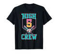 Hi 5 Birthday Party Decorations Baseball T-Shirt - Trendy Graphic Unisex - T-Shirt, Sweatshirt, Hoodie
