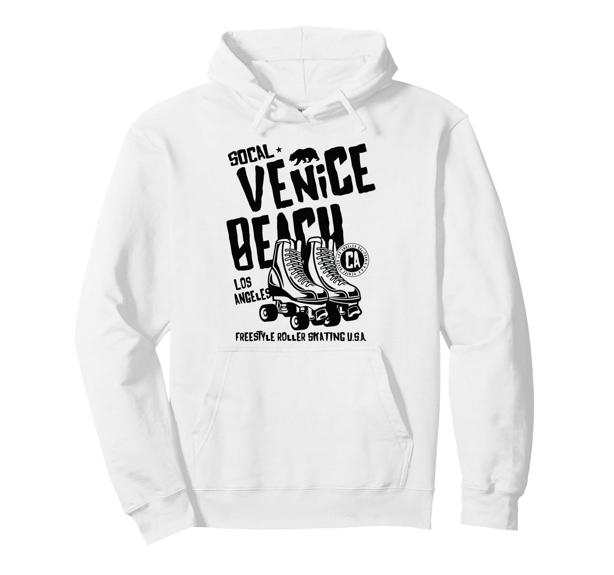 Venice Beach California Roller Skate Hoodie - Casual Everyday Wear Unisex - T-Shirt, Sweatshirt, Hoodie