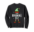 Funny Baseball Elf Family Matching Sweatshirt - Trendy Graphic for Adults - T-Shirt, Sweatshirt, Hoodie