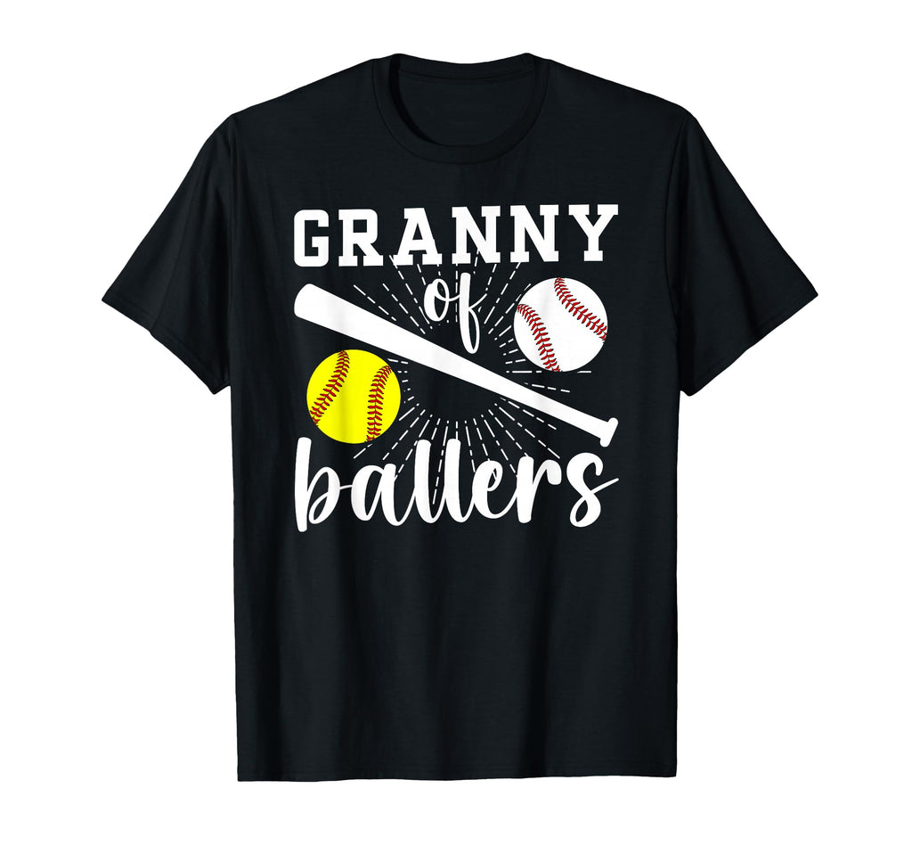 Granny Ballers Baseball Softball T-Shirt - Aesthetic Graphic for Adults - T-Shirt, Sweatshirt, Hoodie