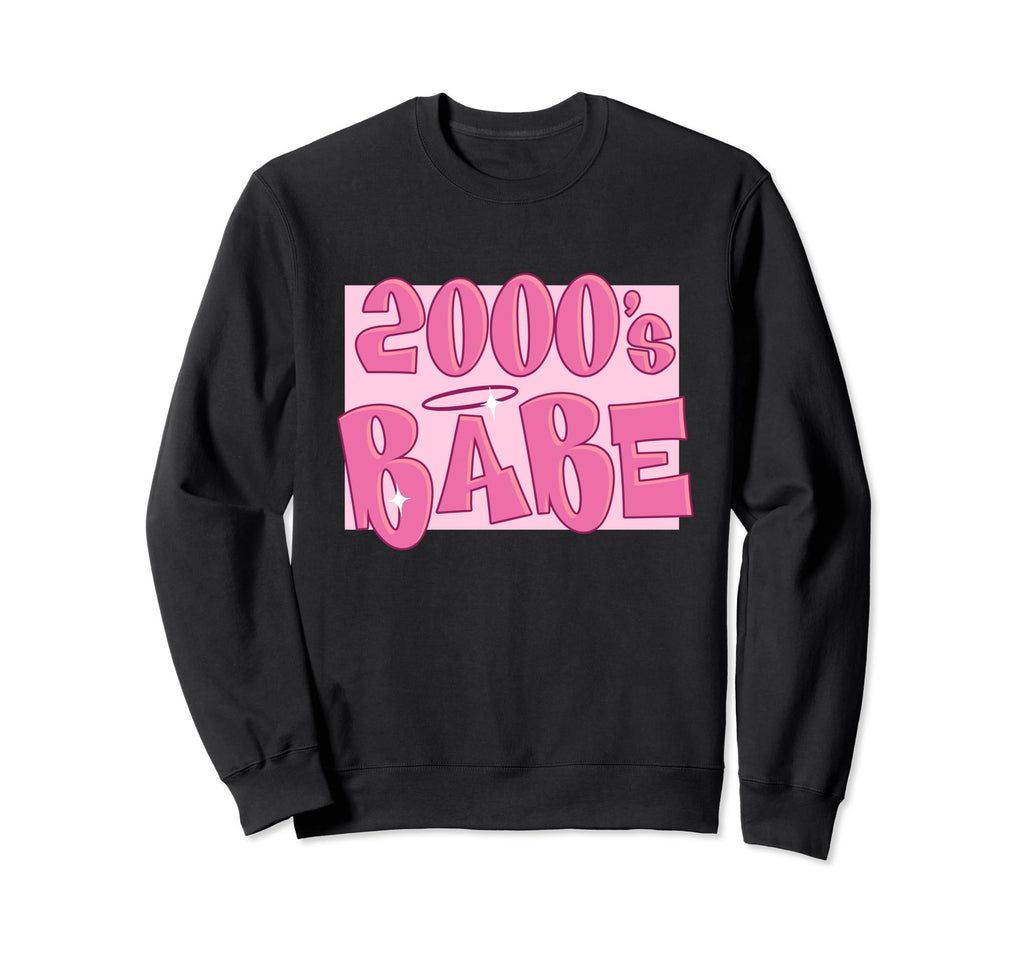 2000S Babe Y2K Era Aesthetic Angel Sweatshirt - Minimalist Print Unisex - T-Shirt, Sweatshirt, Hoodie