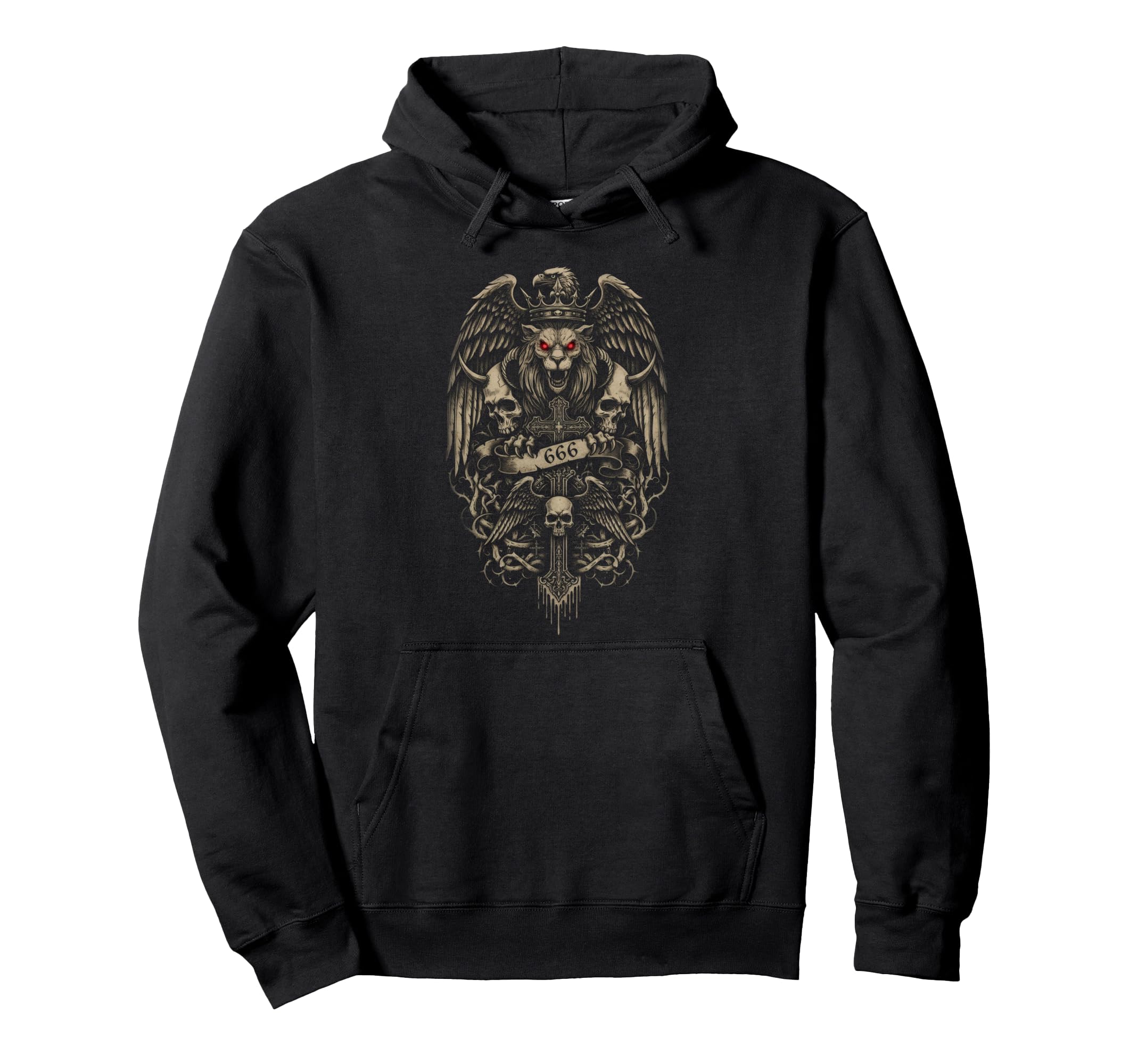 Occult Y2K Grunge Aesthetic Alt Hoodie - Casual Everyday Wear Men Women - T-Shirt, Sweatshirt, Hoodie