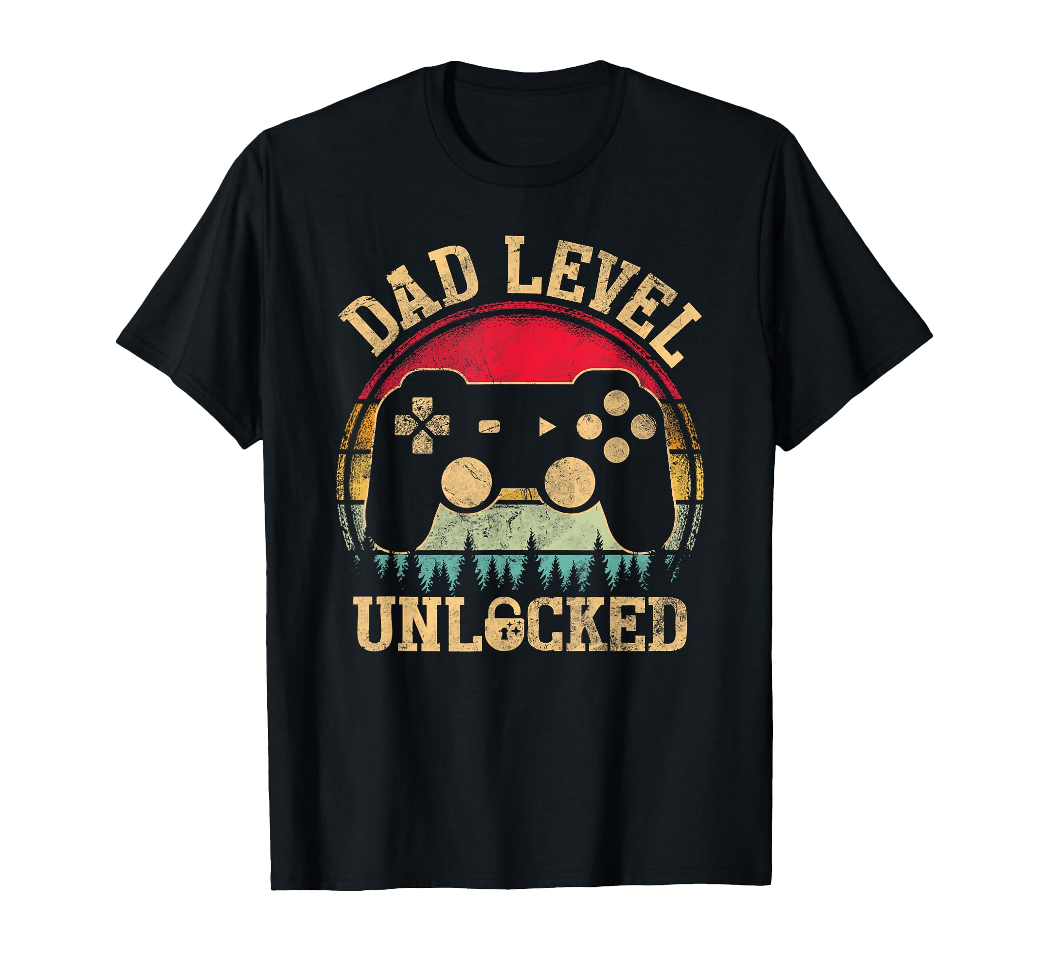 Dad Level Unlocked Gamer Dad Leveled T-Shirt - Streetwear Style for Adults - T-Shirt, Sweatshirt, Hoodie