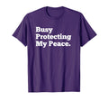 Busy Protecting My Peace Self Love T-Shirt - Novelty Apparel Unisex - T-Shirt, Sweatshirt, Hoodie