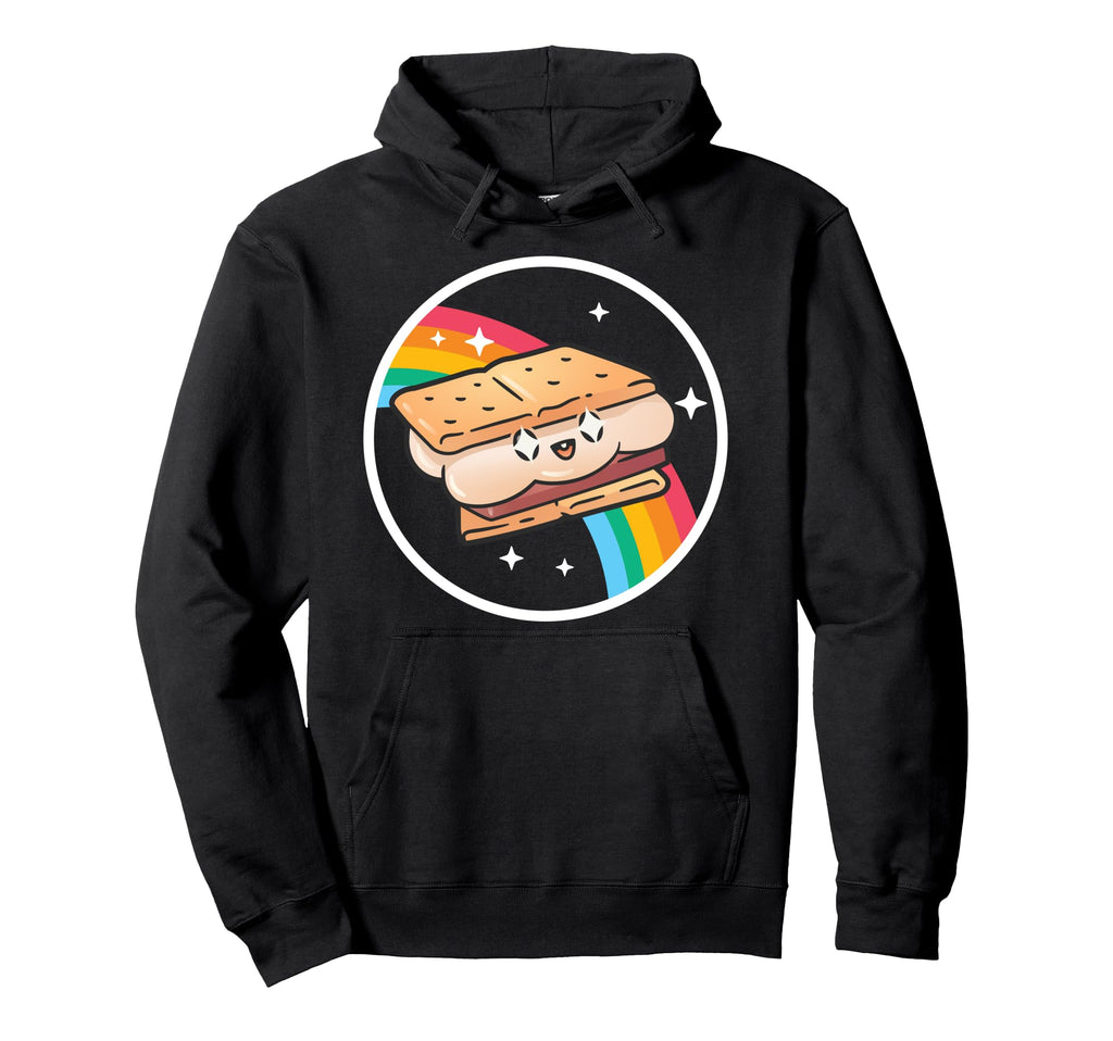 Happy Smore Rainbow Japan 80S Otaku Hoodie - Aesthetic Graphic Men Women - T-Shirt, Sweatshirt, Hoodie