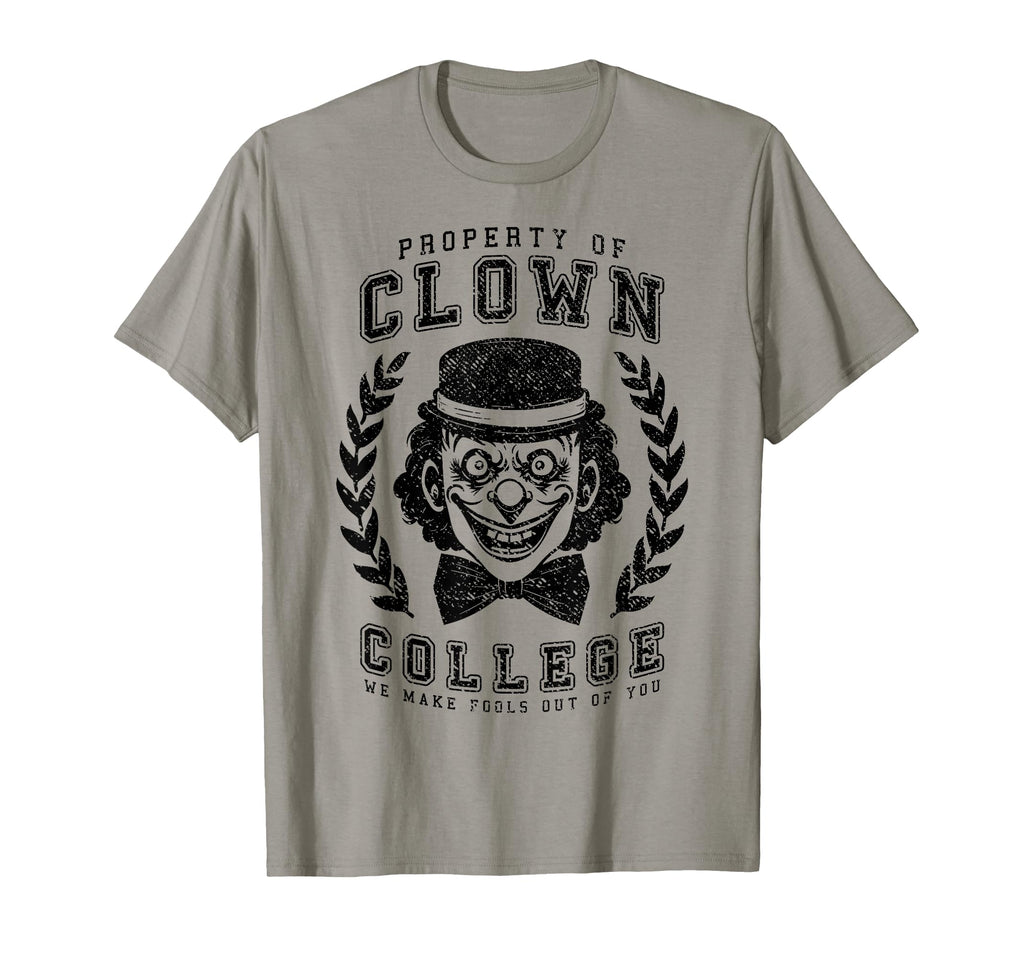 Clown College Graduate Funny Circus T-Shirt - Custom Art Print Unisex - T-Shirt, Sweatshirt, Hoodie