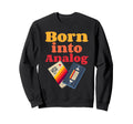 Analog Video Cassette Tape Vhs 80S Sweatshirt - Custom Art Print for Adults - T-Shirt, Sweatshirt, Hoodie
