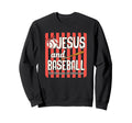 Christian Baseball Religious Sweatshirt - Fun Novelty Design for Adults - T-Shirt, Sweatshirt, Hoodie