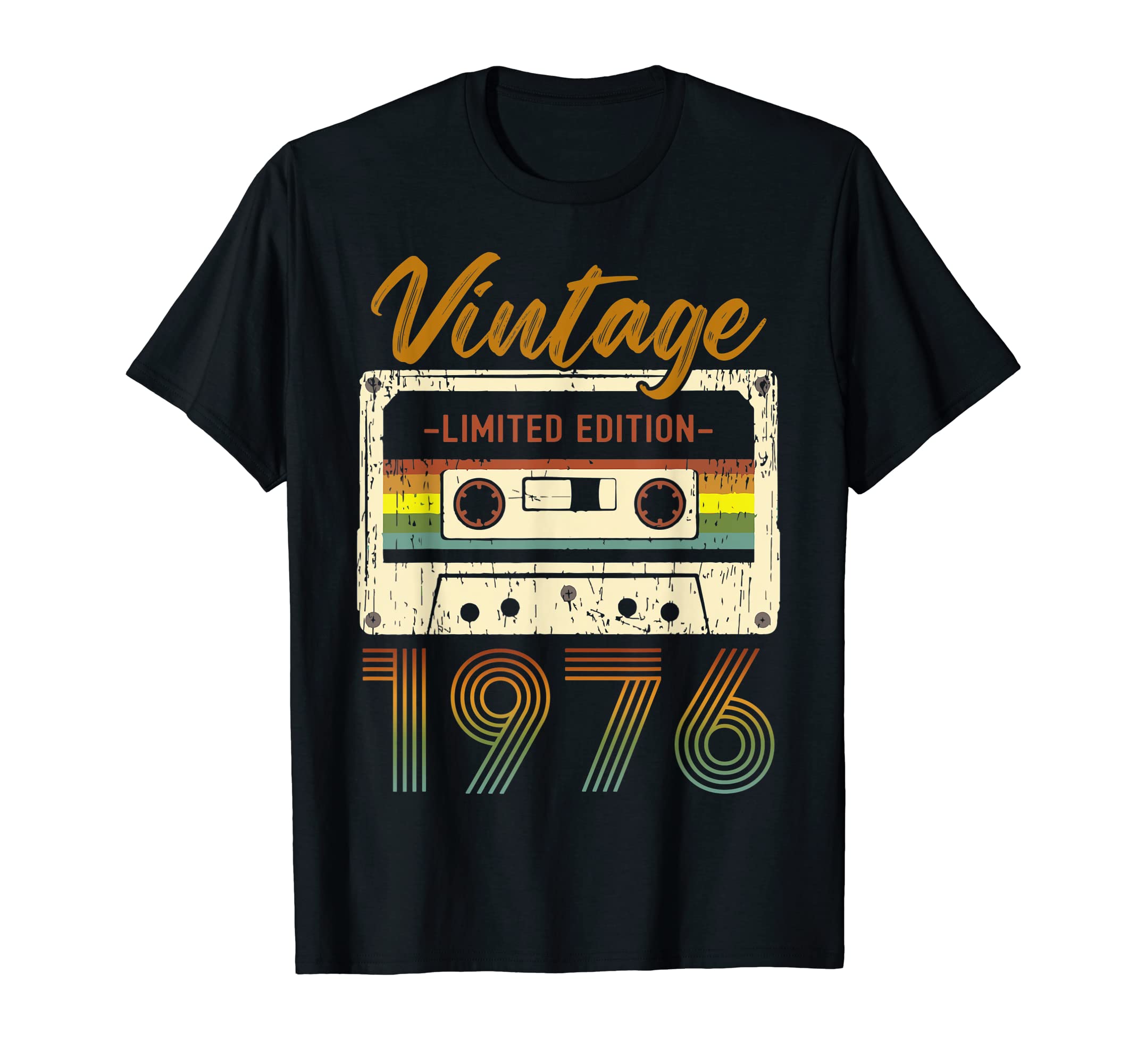 Cassette Tape 1976 45Th Birthday T-Shirt - Unique Graphic for Adults - T-Shirt, Sweatshirt, Hoodie