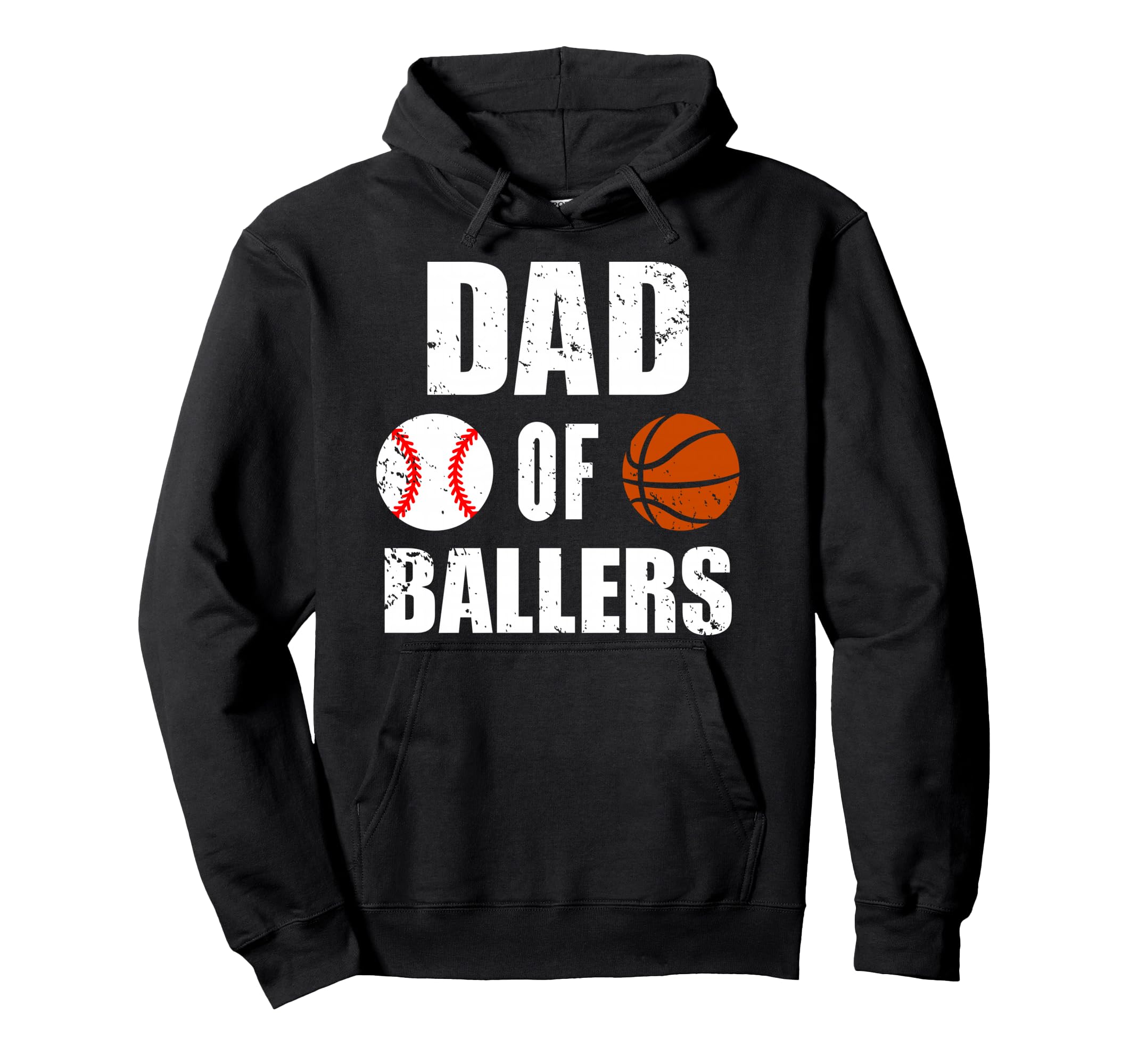 Dad Ballers Funny Baseball Hoodie - Aesthetic Graphic for Adults - T-Shirt, Sweatshirt, Hoodie