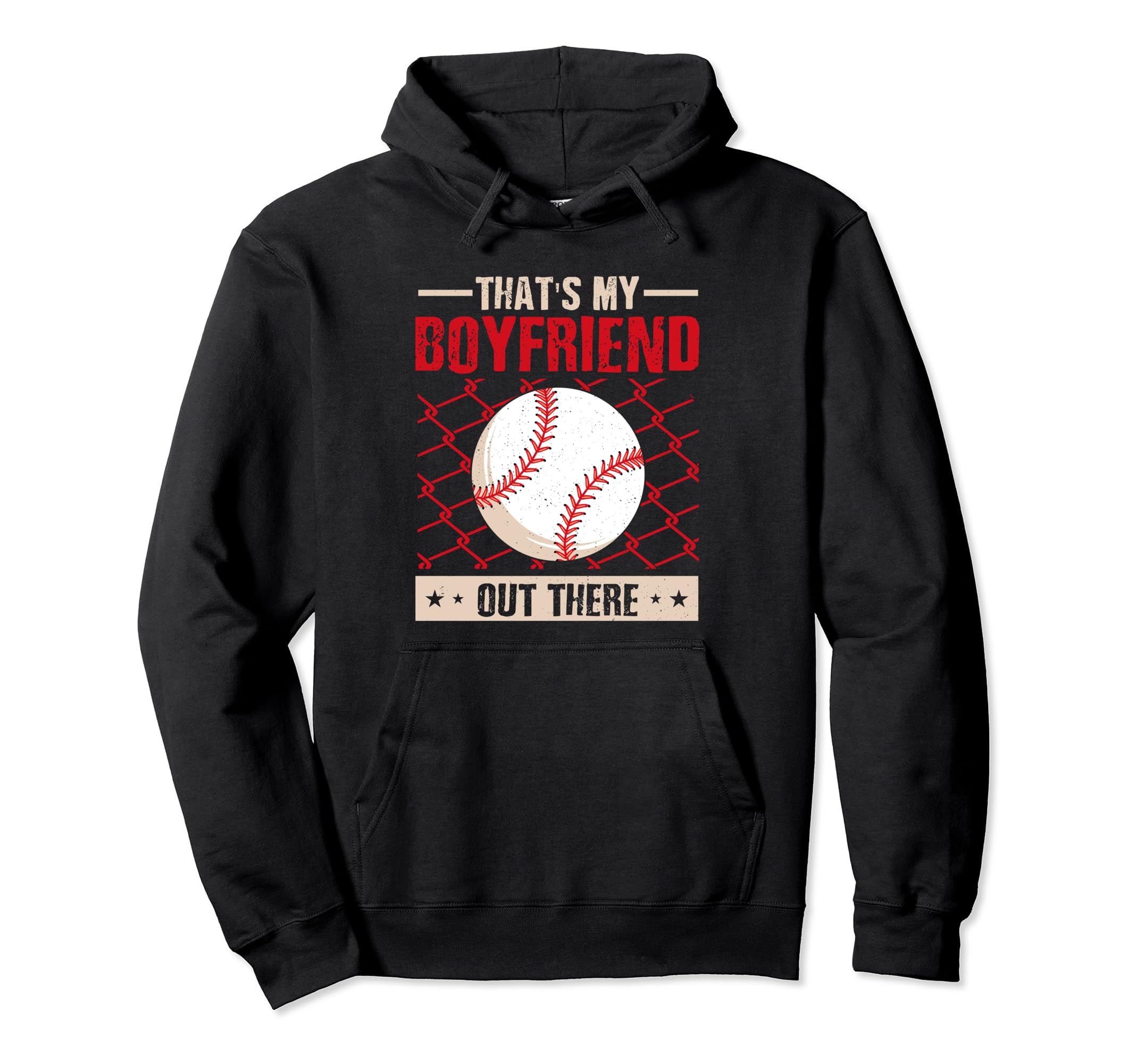 Funny Baseball Girlfriend Hoodie - Casual Everyday Wear Unisex - T-Shirt, Sweatshirt, Hoodie