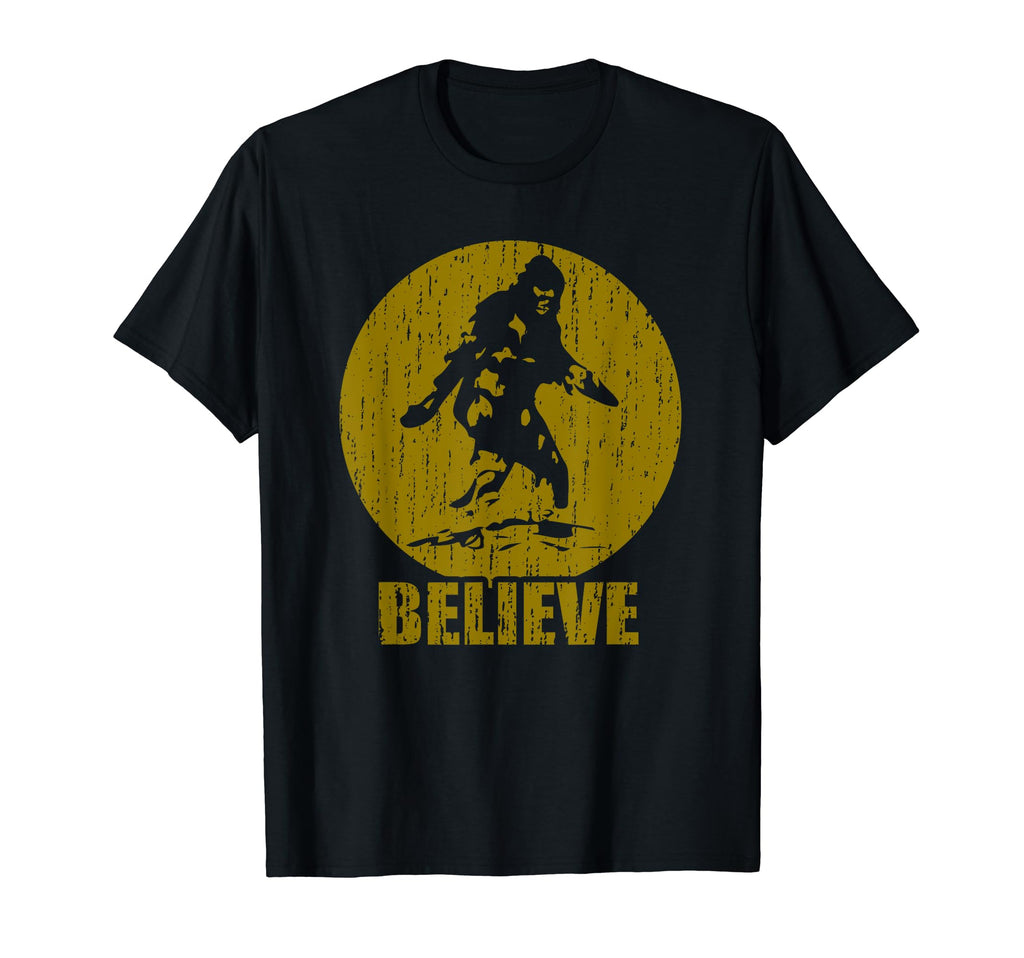 Distressed Bigfoot T-Shirt - Graphic Print Men Women - T-Shirt, Sweatshirt, Hoodie