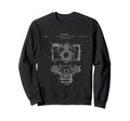 Camera Patent Photographer Gift Sweatshirt - Casual Everyday Wear Men Women - T-Shirt, Sweatshirt, Hoodie