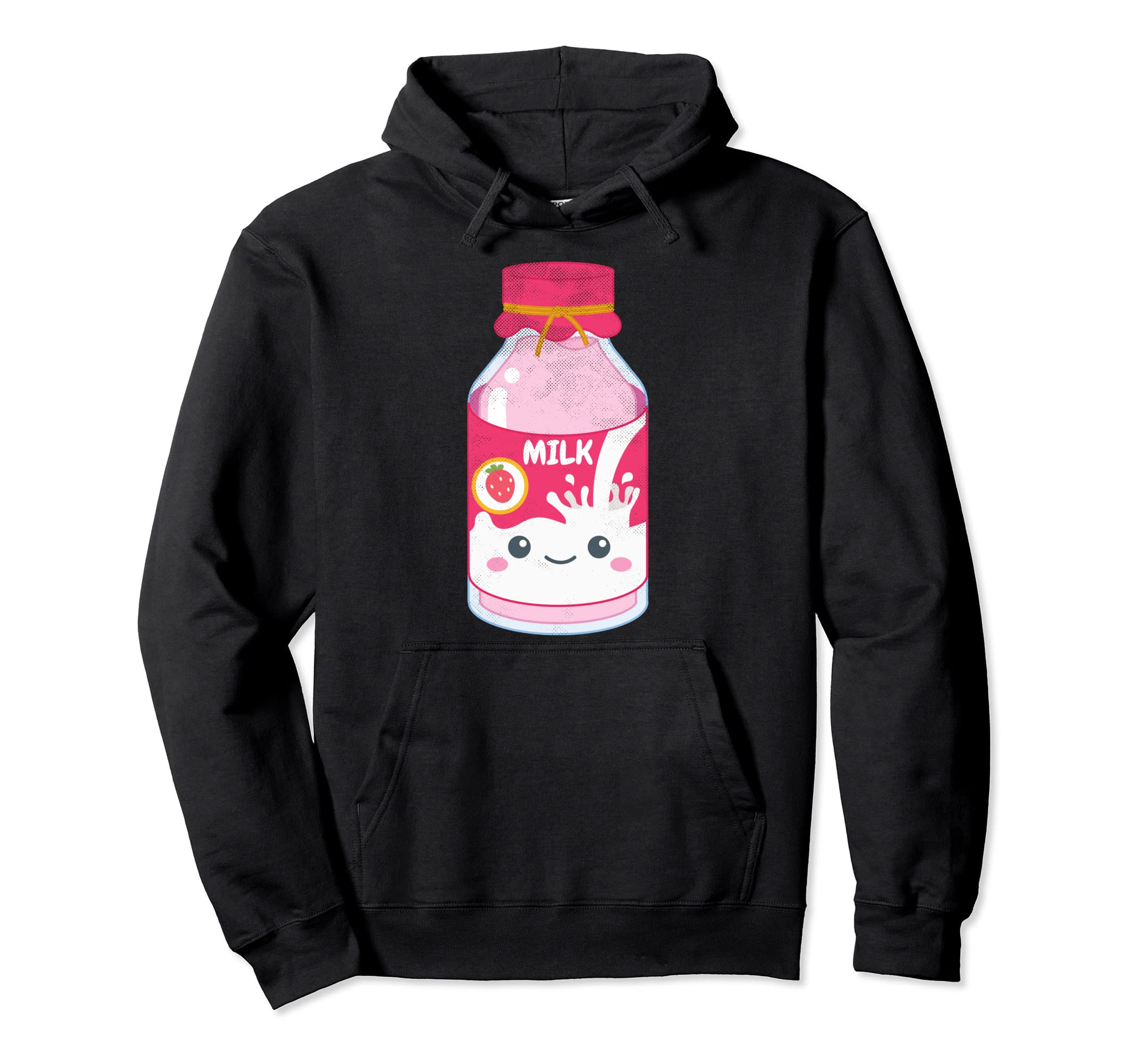 Strawberry Milk Cartoon Japanese Anime Hoodie - Trendy Graphic Men Women - T-Shirt, Sweatshirt, Hoodie