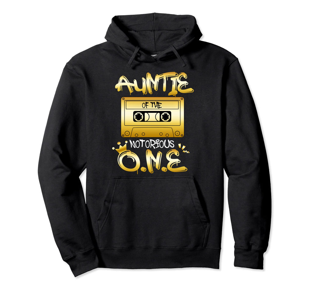 Auntie Notorious One Bday Old School Hoodie - Custom Art Print for Adults - T-Shirt, Sweatshirt, Hoodie
