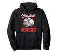 Baseball Cousin Him Family Matching Hoodie - Graphic Print for Adults - T-Shirt, Sweatshirt, Hoodie