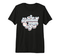 Baseball Mom Sport Team Pride Tri Blend T-Shirt - Unique Graphic Unisex - T-Shirt, Sweatshirt, Hoodie