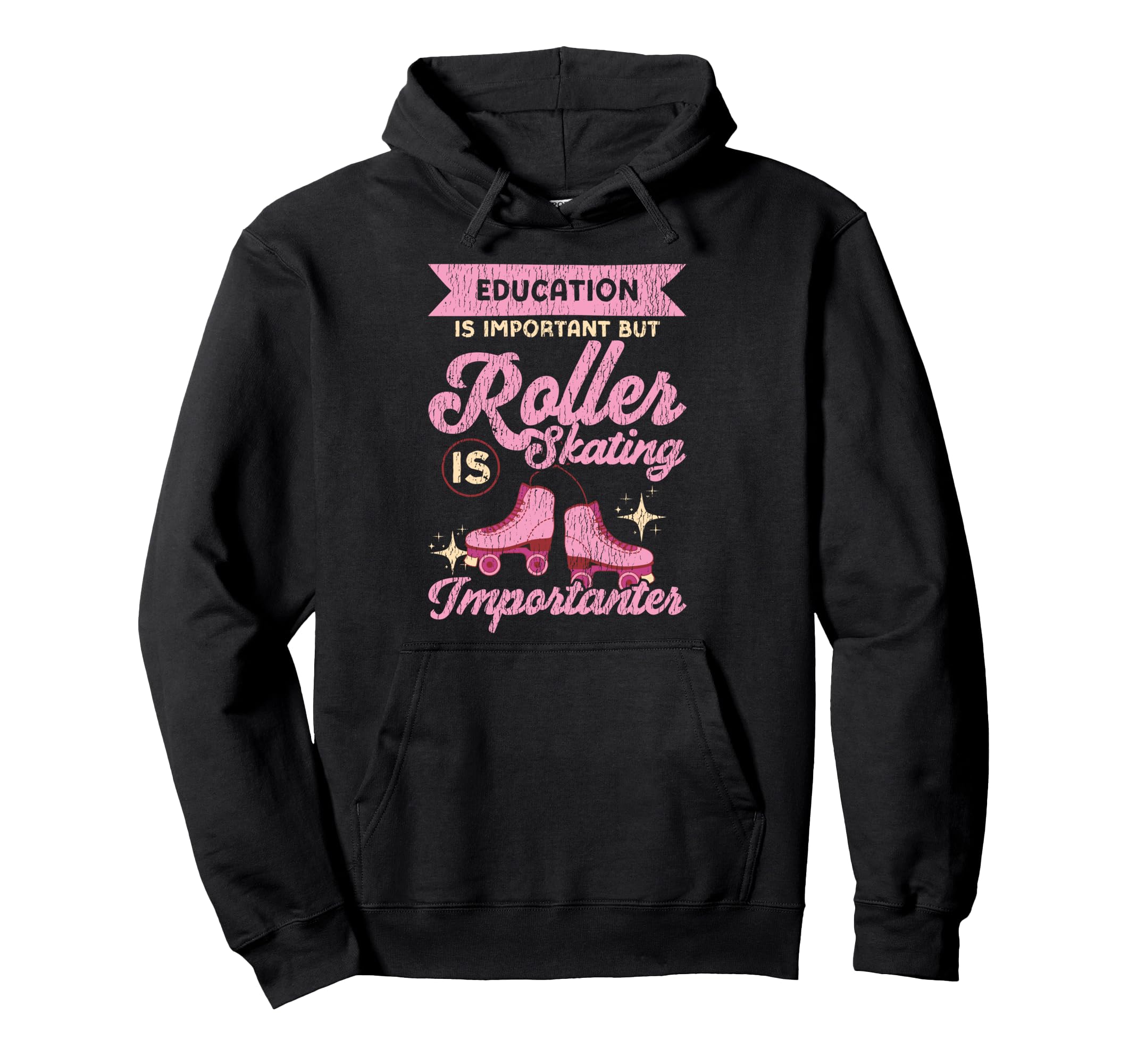 Roller Skating Skate 1970S Education Hoodie - Aesthetic Graphic Men Women - T-Shirt, Sweatshirt, Hoodie