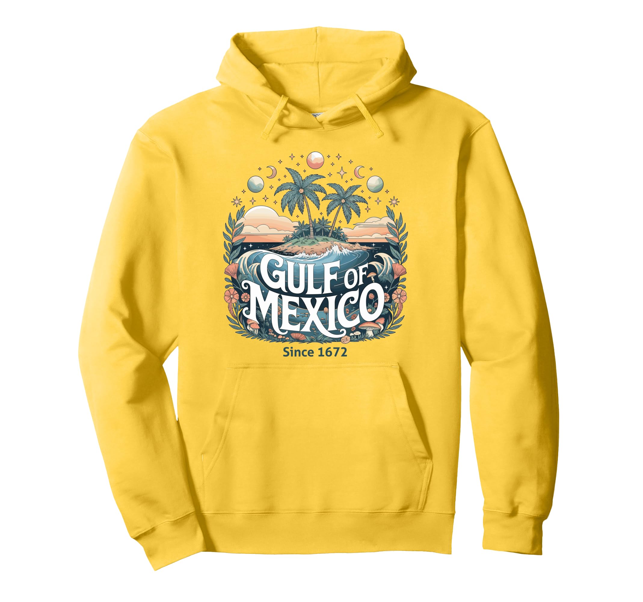 Boho Beach Sunset Gulf Mexico Hoodie - Trendy Graphic Unisex - T-Shirt, Sweatshirt, Hoodie